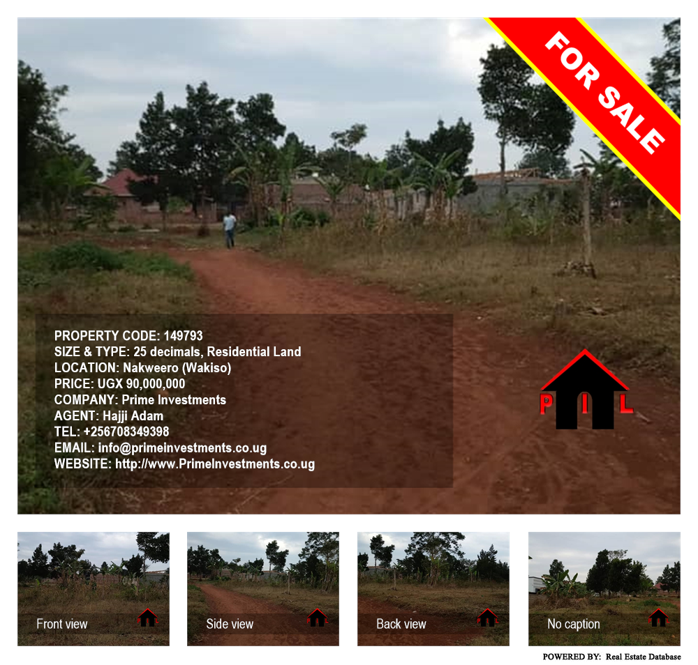 Residential Land  for sale in Nakweelo Wakiso Uganda, code: 149793
