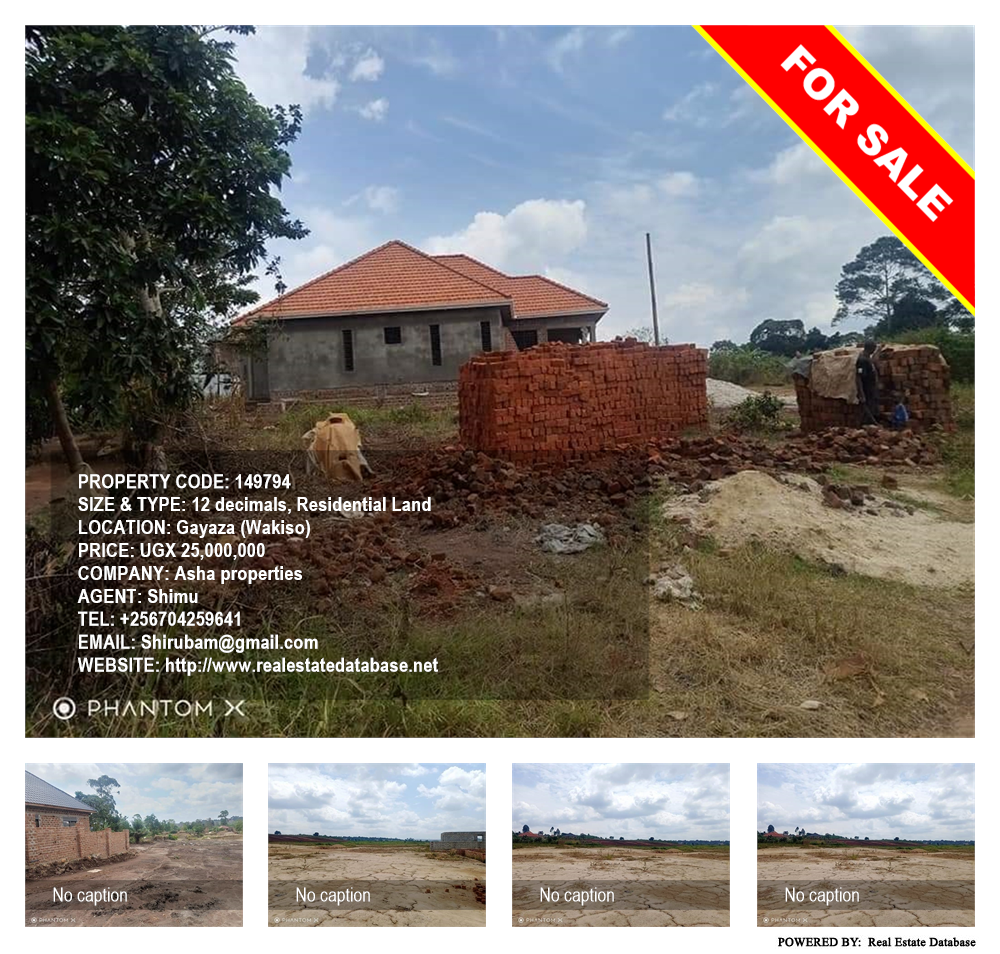 Residential Land  for sale in Gayaza Wakiso Uganda, code: 149794