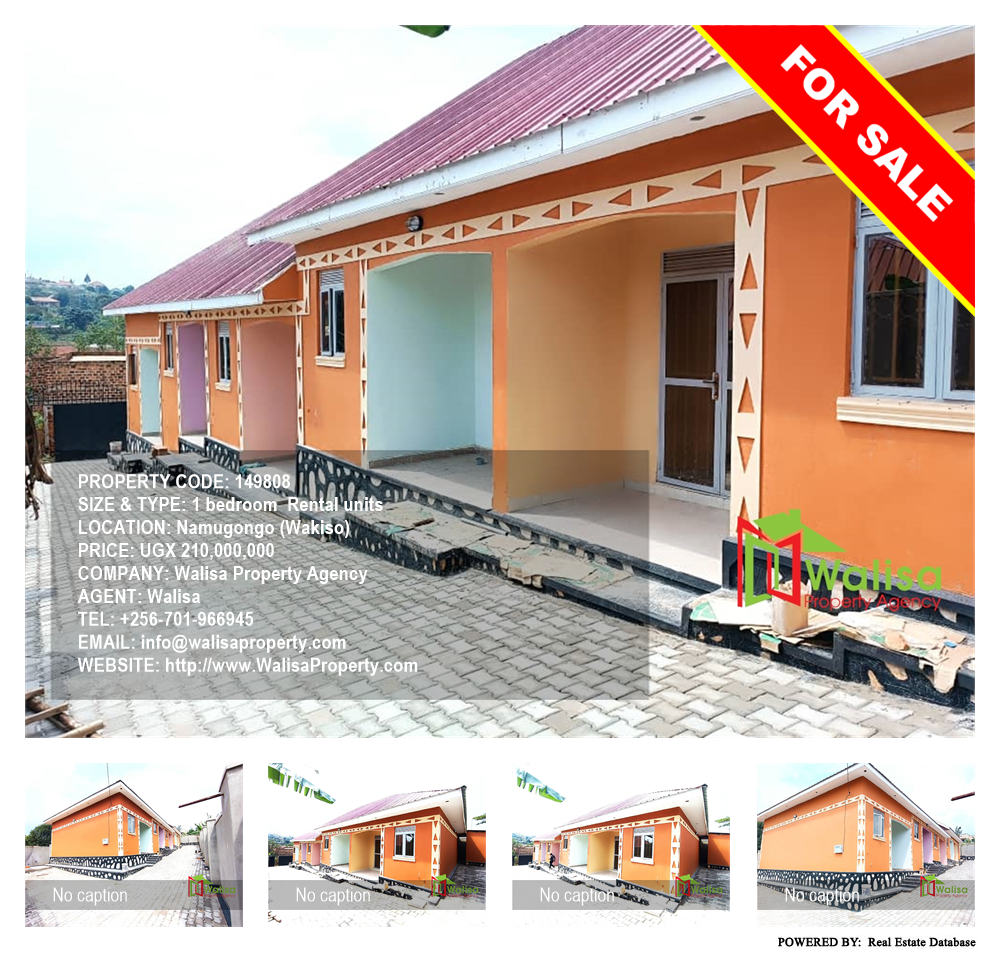 1 bedroom Rental units  for sale in Namugongo Wakiso Uganda, code: 149808