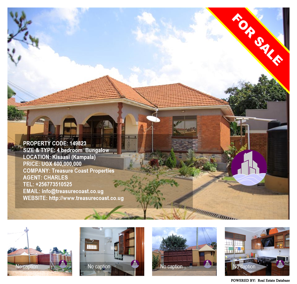 4 bedroom Bungalow  for sale in Kisaasi Kampala Uganda, code: 149823