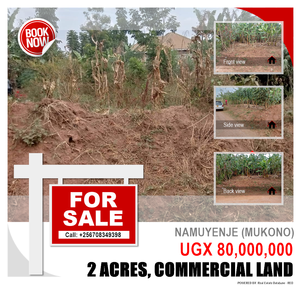Commercial Land  for sale in Namuyenje Mukono Uganda, code: 149854
