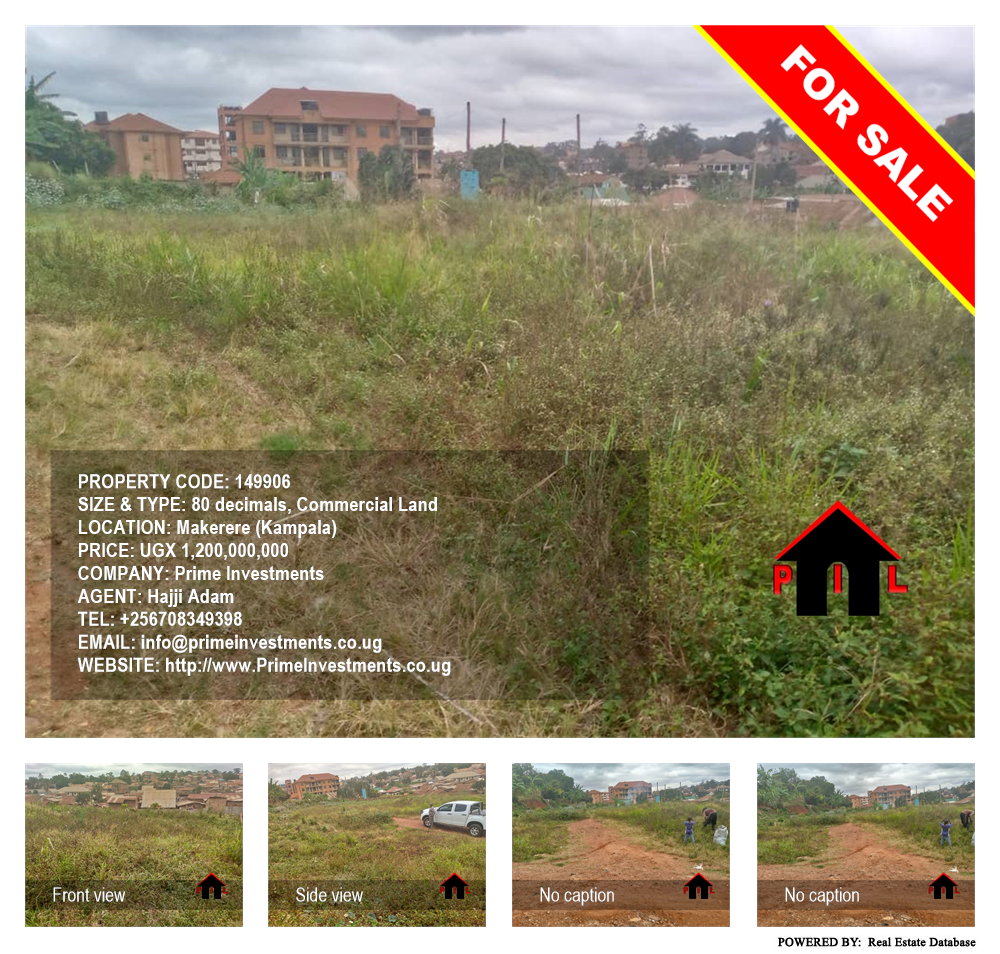 Commercial Land  for sale in Makerere Kampala Uganda, code: 149906