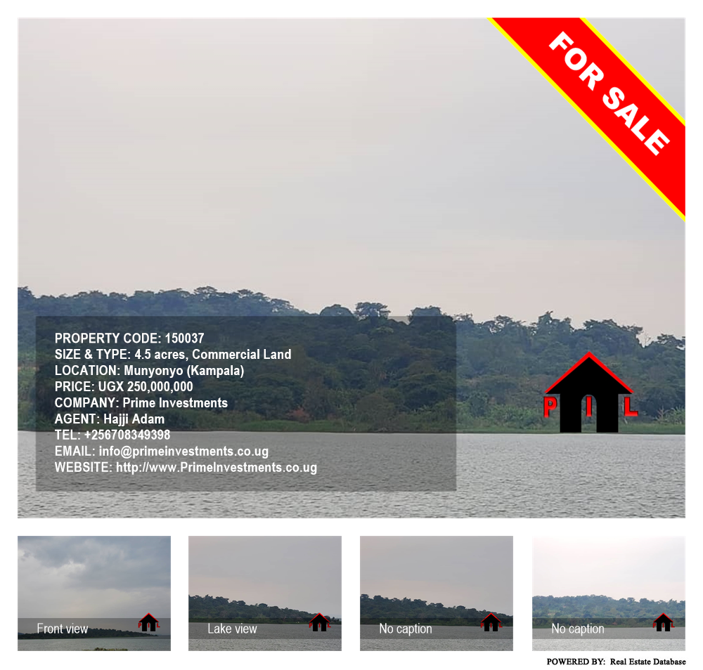 Commercial Land  for sale in Munyonyo Kampala Uganda, code: 150037