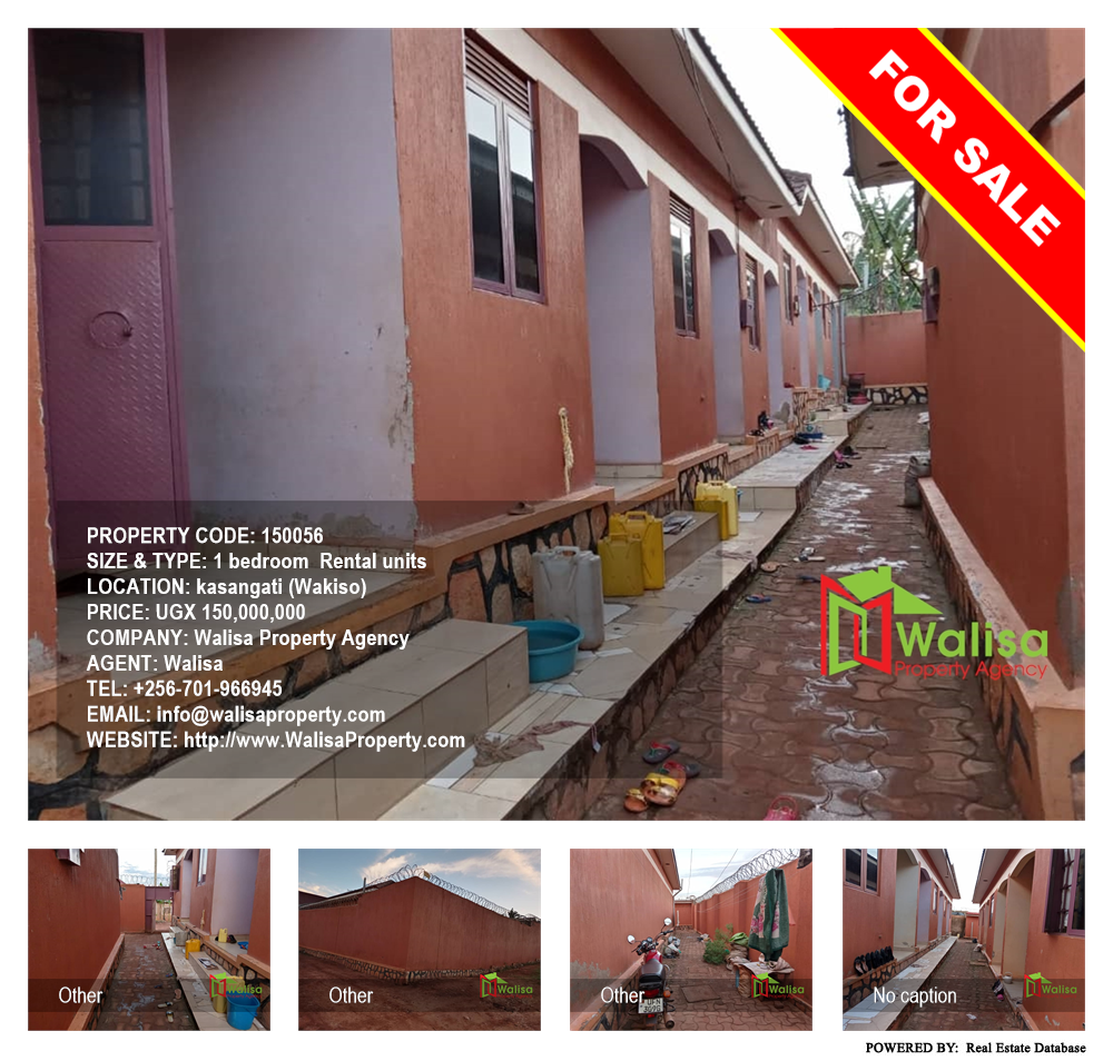 1 bedroom Rental units  for sale in Kasangati Wakiso Uganda, code: 150056
