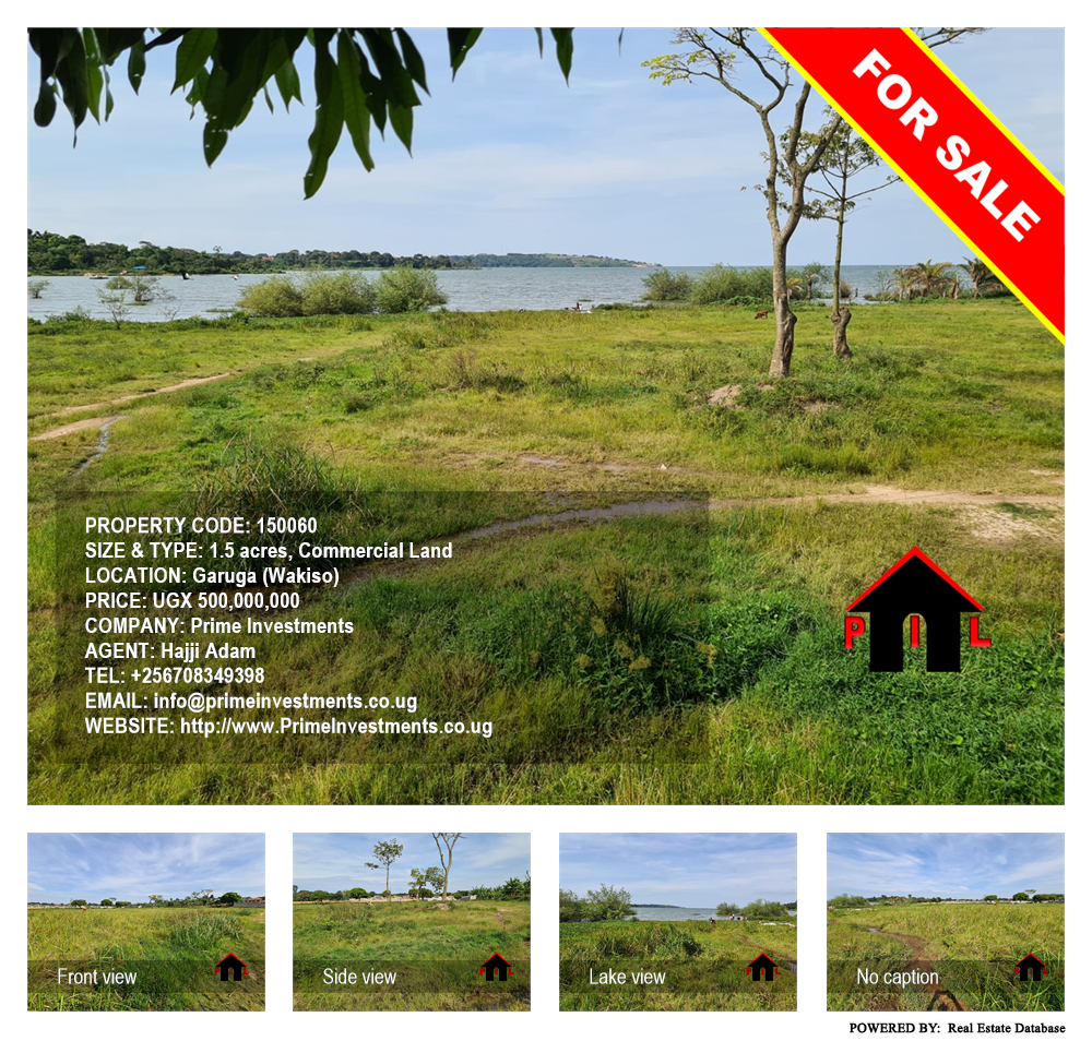 Commercial Land  for sale in Garuga Wakiso Uganda, code: 150060