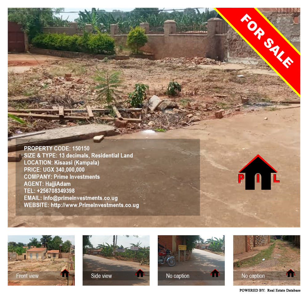 Residential Land  for sale in Kisaasi Kampala Uganda, code: 150150