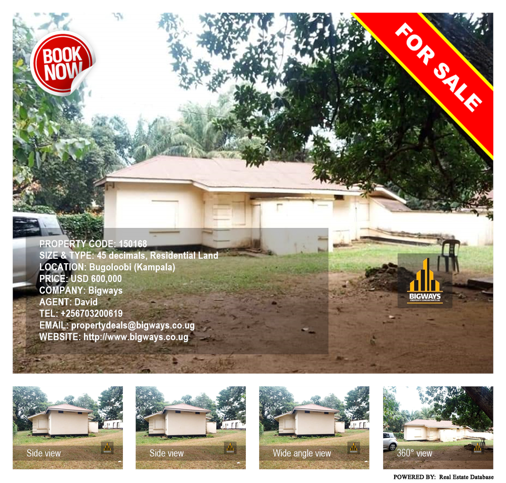 Residential Land  for sale in Bugoloobi Kampala Uganda, code: 150168