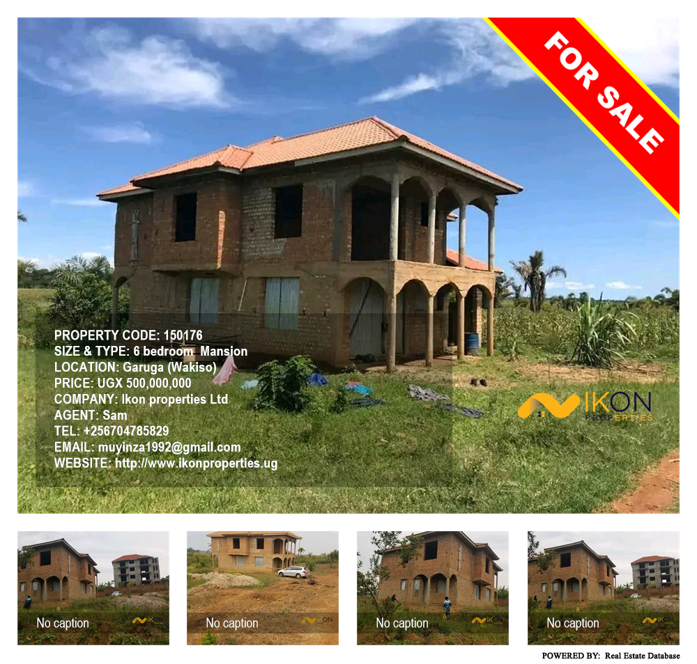 6 bedroom Mansion  for sale in Garuga Wakiso Uganda, code: 150176