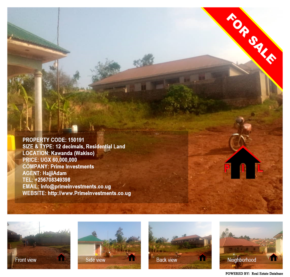 Residential Land  for sale in Kawanda Wakiso Uganda, code: 150191