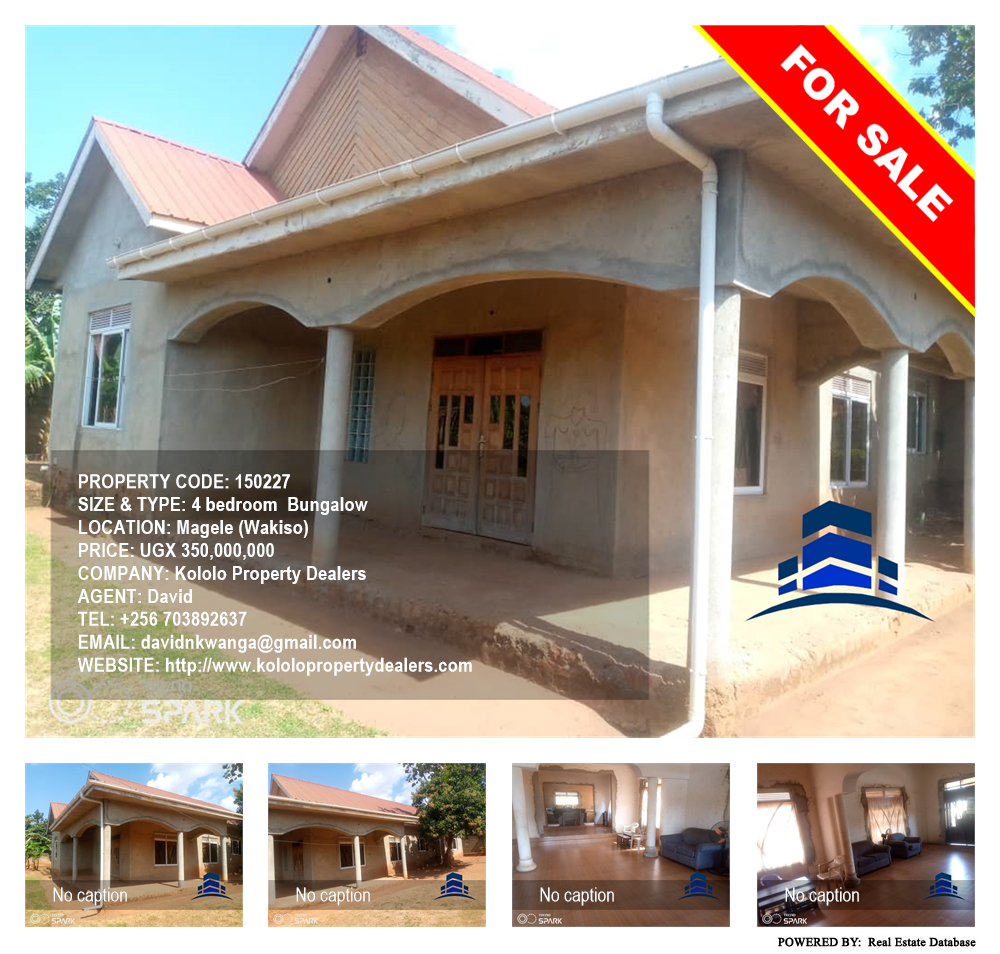 4 bedroom Bungalow  for sale in Magele Wakiso Uganda, code: 150227