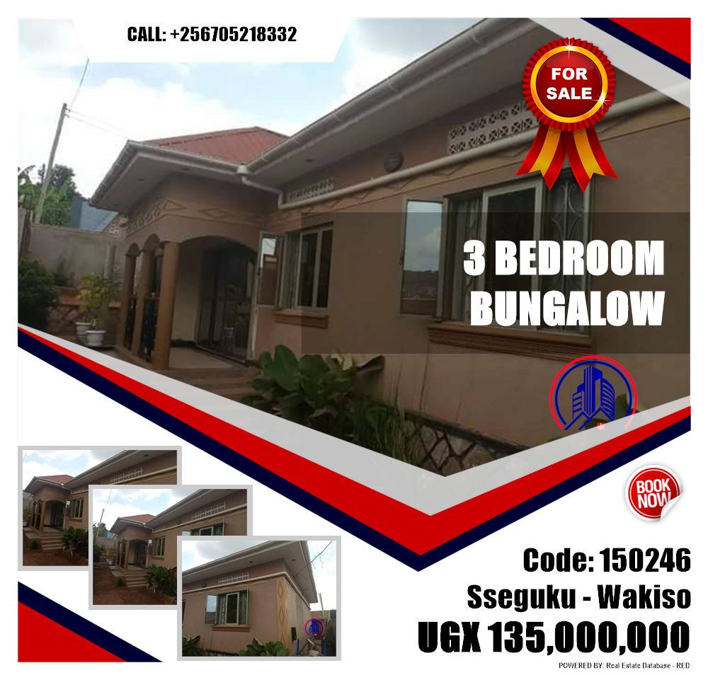 3 bedroom Bungalow  for sale in Seguku Wakiso Uganda, code: 150246