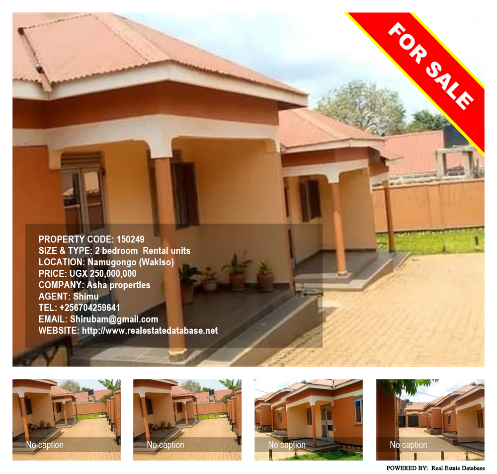 2 bedroom Rental units  for sale in Namugongo Wakiso Uganda, code: 150249