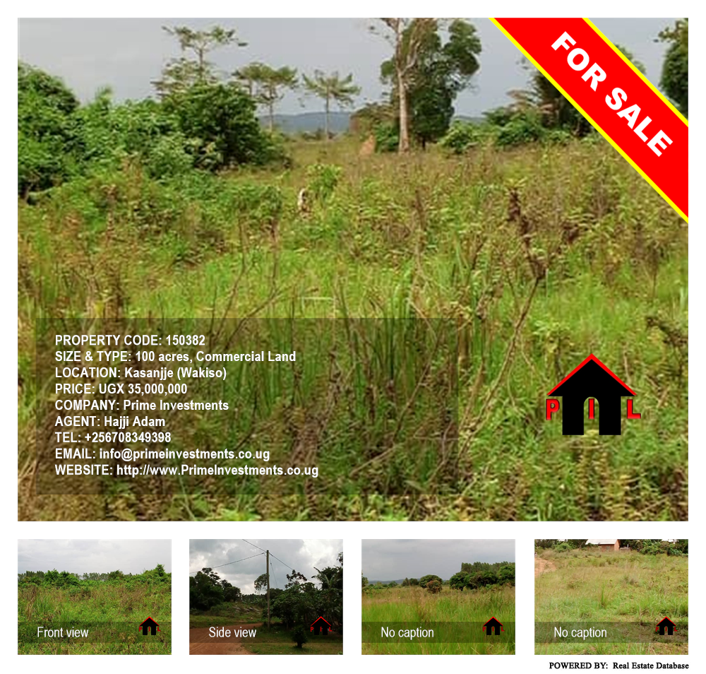 Commercial Land  for sale in Kasanjje Wakiso Uganda, code: 150382