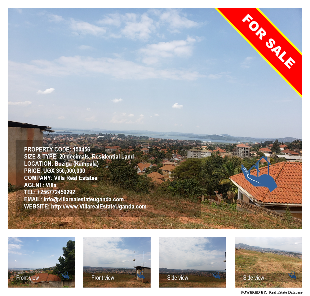 Residential Land  for sale in Buziga Kampala Uganda, code: 150456