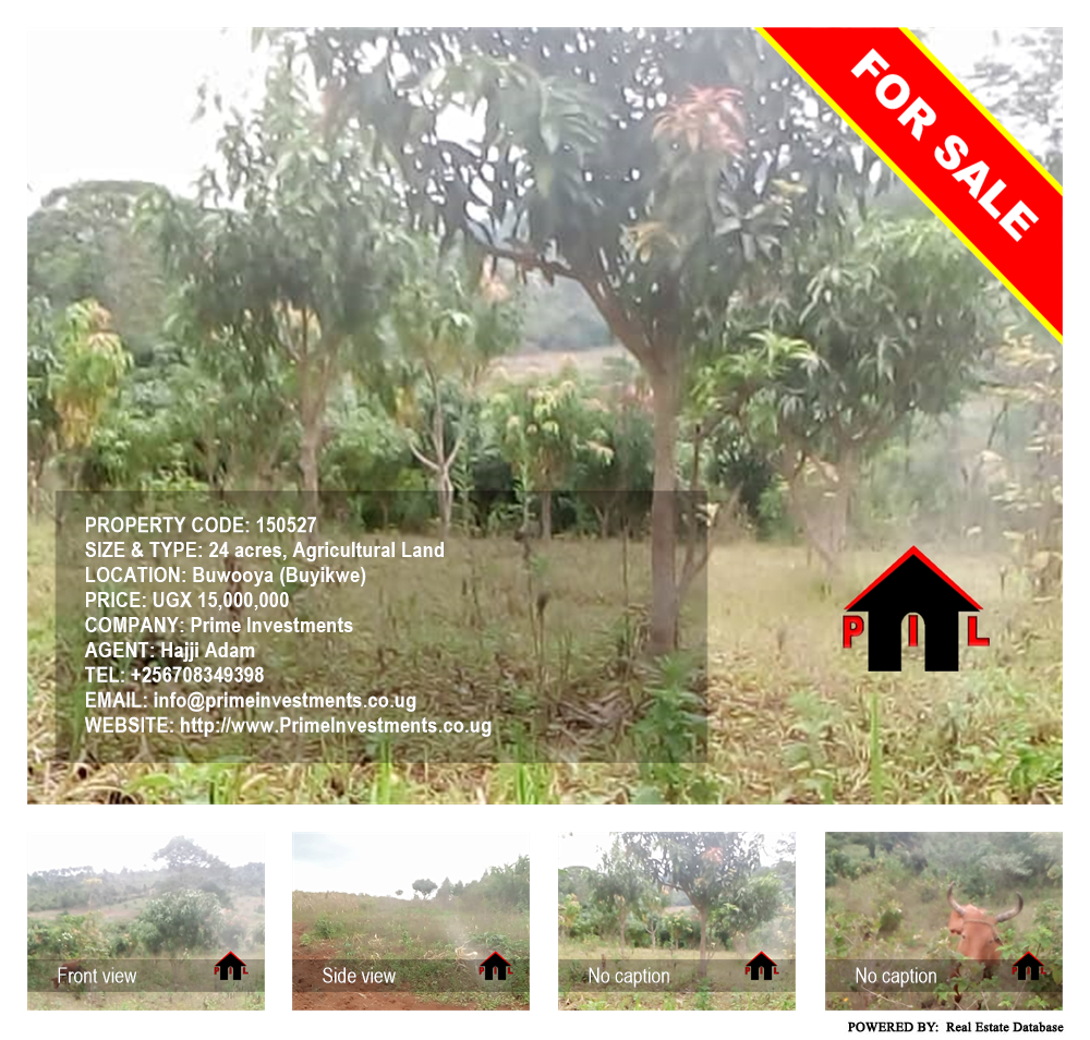 Agricultural Land  for sale in Buwooya Buyikwe Uganda, code: 150527