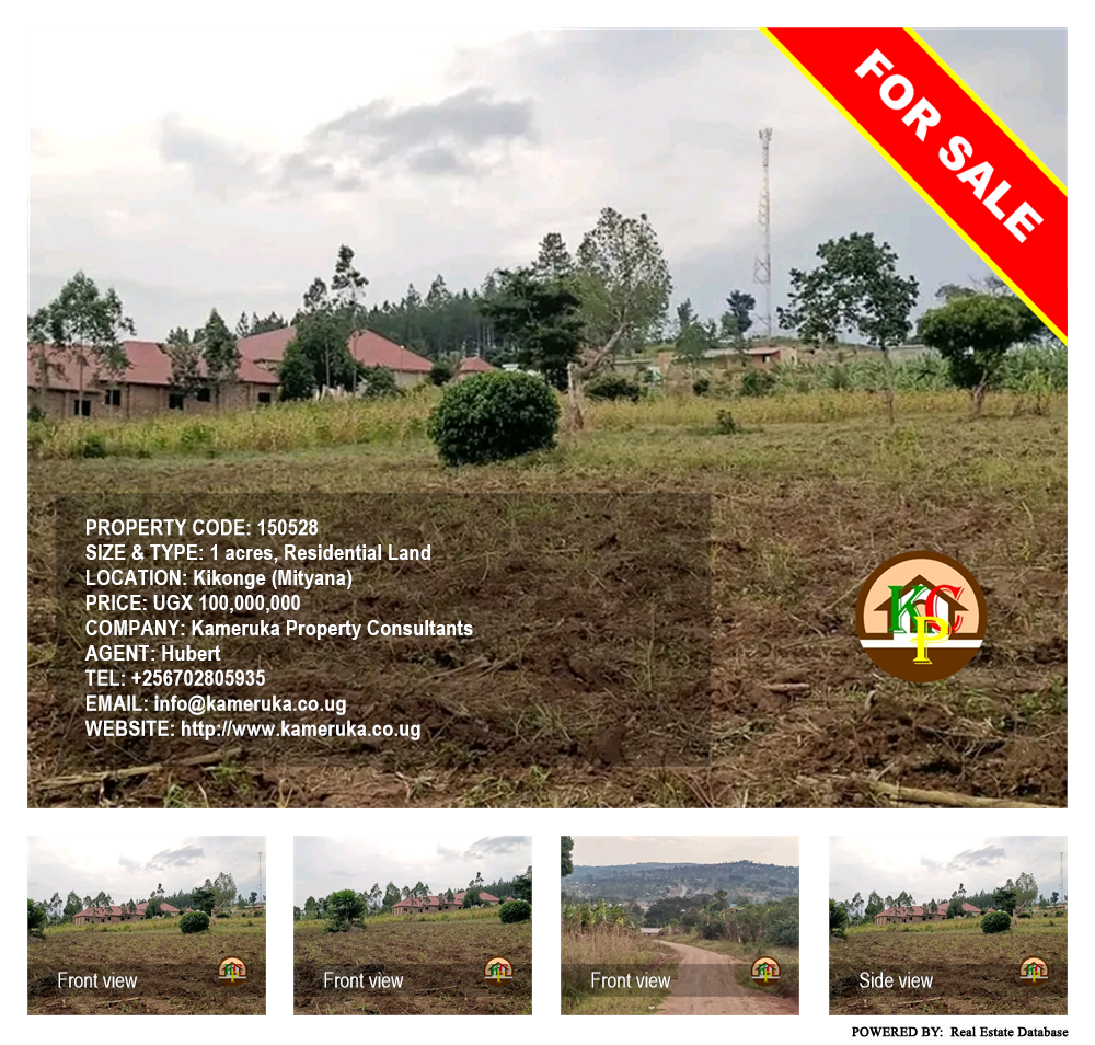 Residential Land  for sale in Kikonge Mityana Uganda, code: 150528