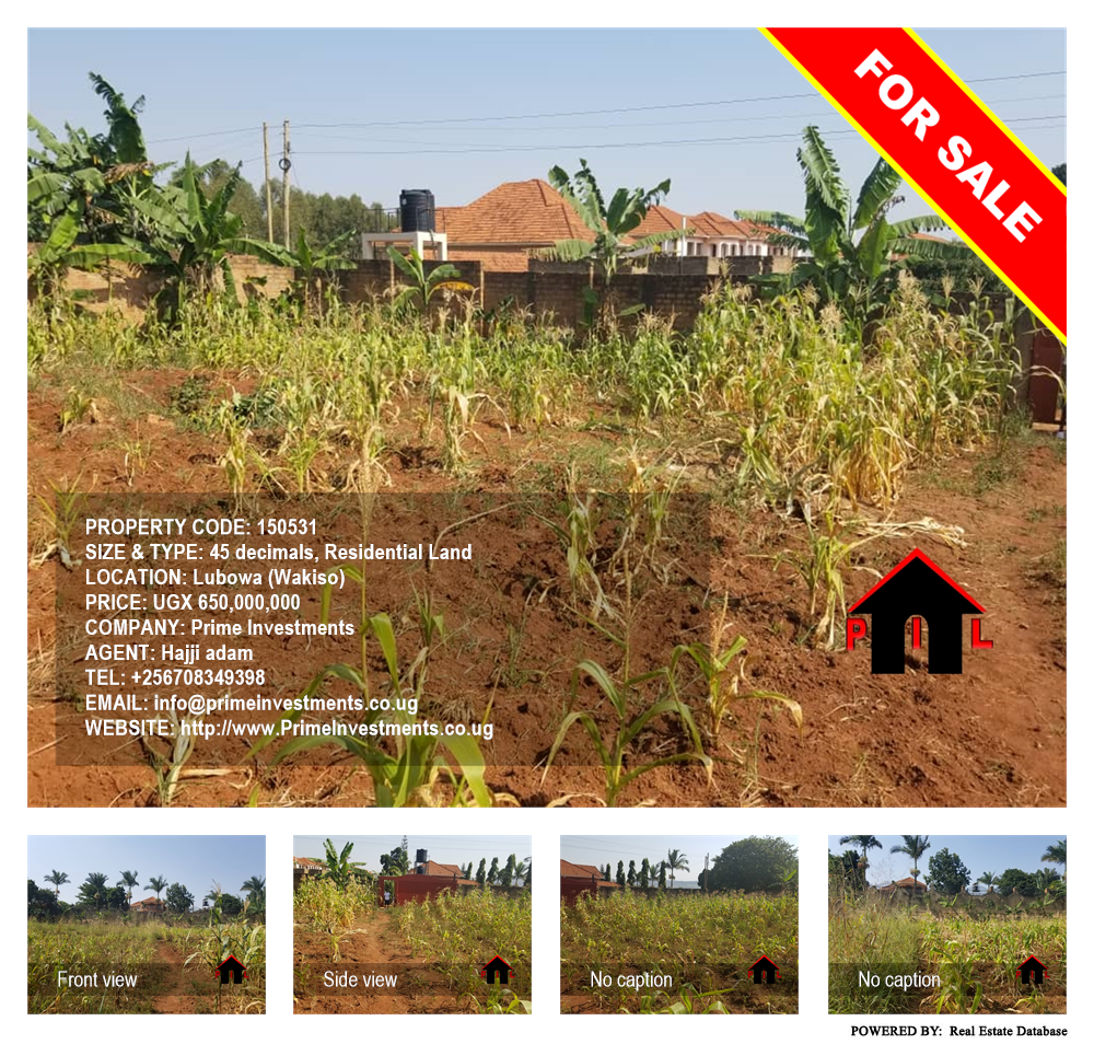 Residential Land  for sale in Lubowa Wakiso Uganda, code: 150531