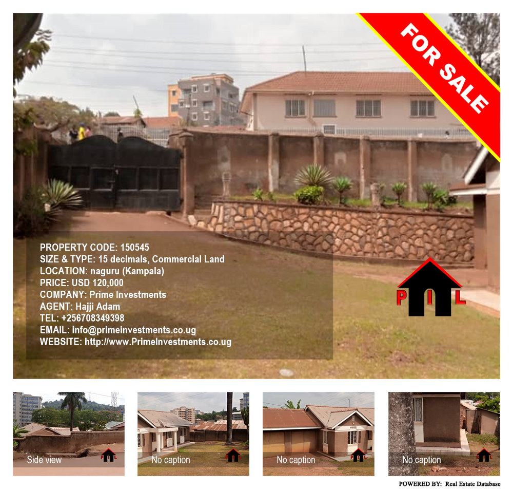 Commercial Land  for sale in Naguru Kampala Uganda, code: 150545