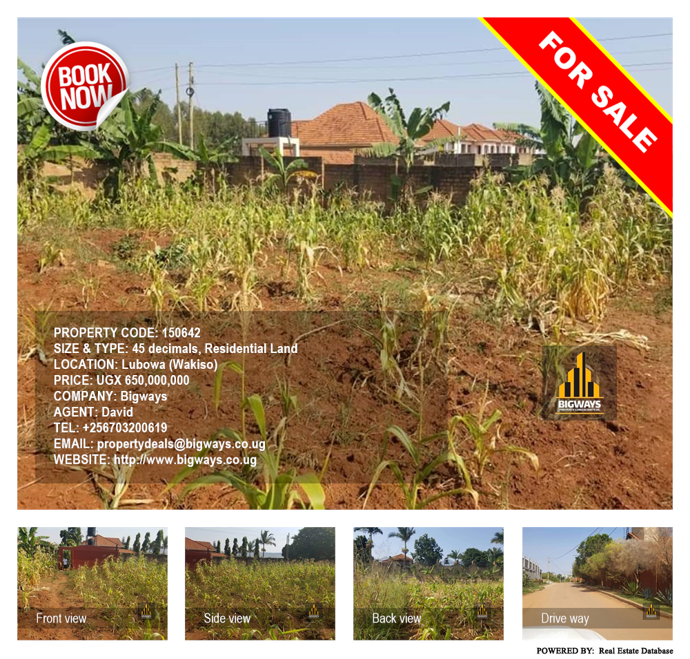 Residential Land  for sale in Lubowa Wakiso Uganda, code: 150642