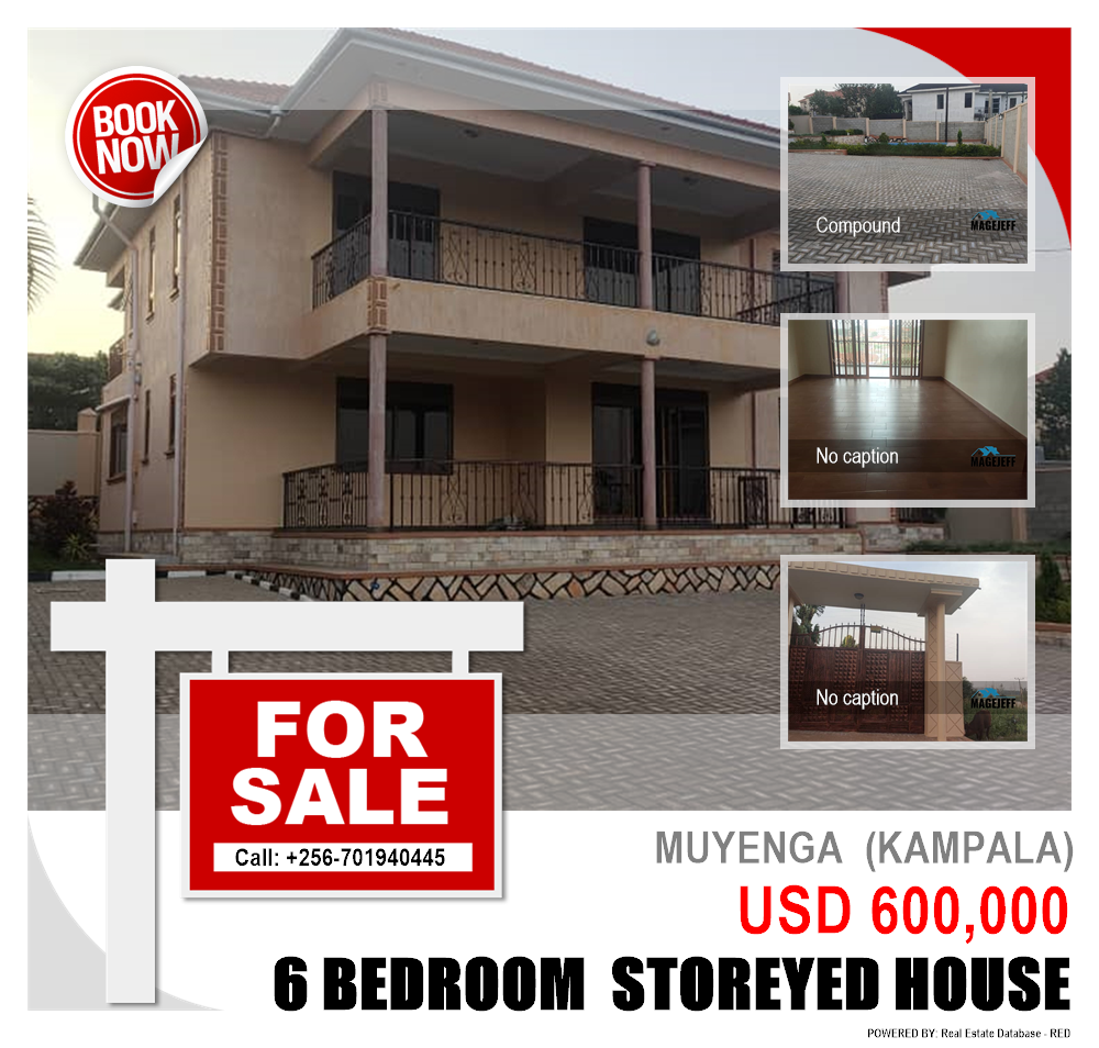 6 bedroom Storeyed house  for sale in Muyenga Kampala Uganda, code: 150665