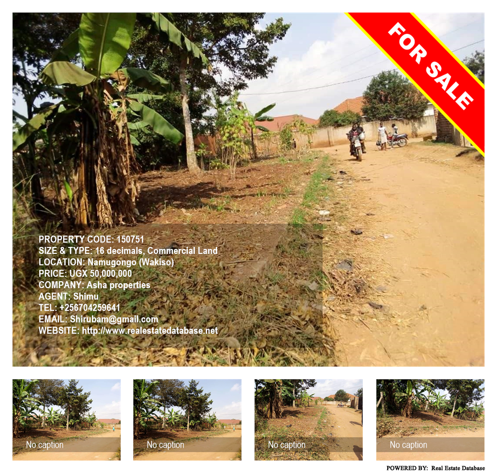 Commercial Land  for sale in Namugongo Wakiso Uganda, code: 150751
