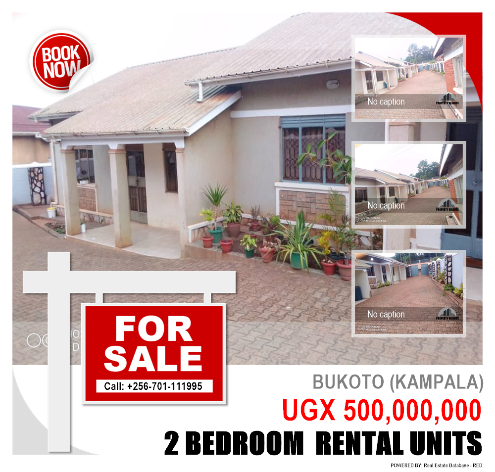 2 bedroom Rental units  for sale in Bukoto Kampala Uganda, code: 150765