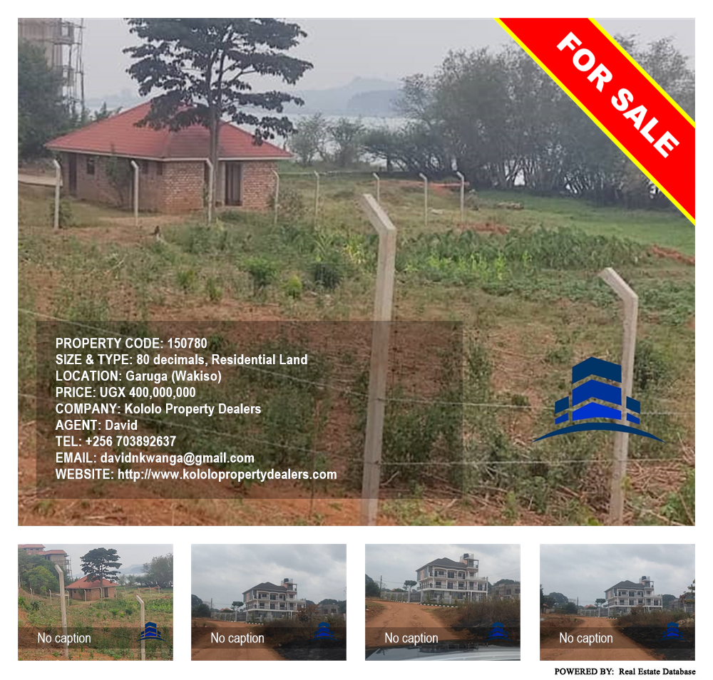 Residential Land  for sale in Garuga Wakiso Uganda, code: 150780