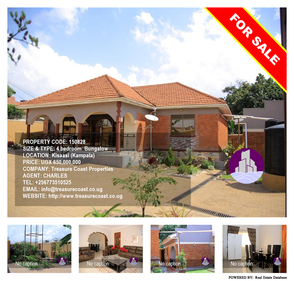 4 bedroom Bungalow  for sale in Kisaasi Kampala Uganda, code: 150828