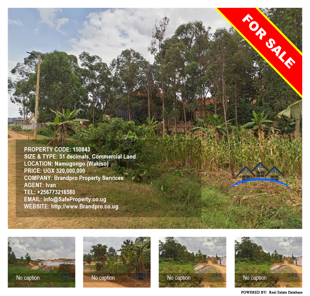 Commercial Land  for sale in Namugongo Wakiso Uganda, code: 150843