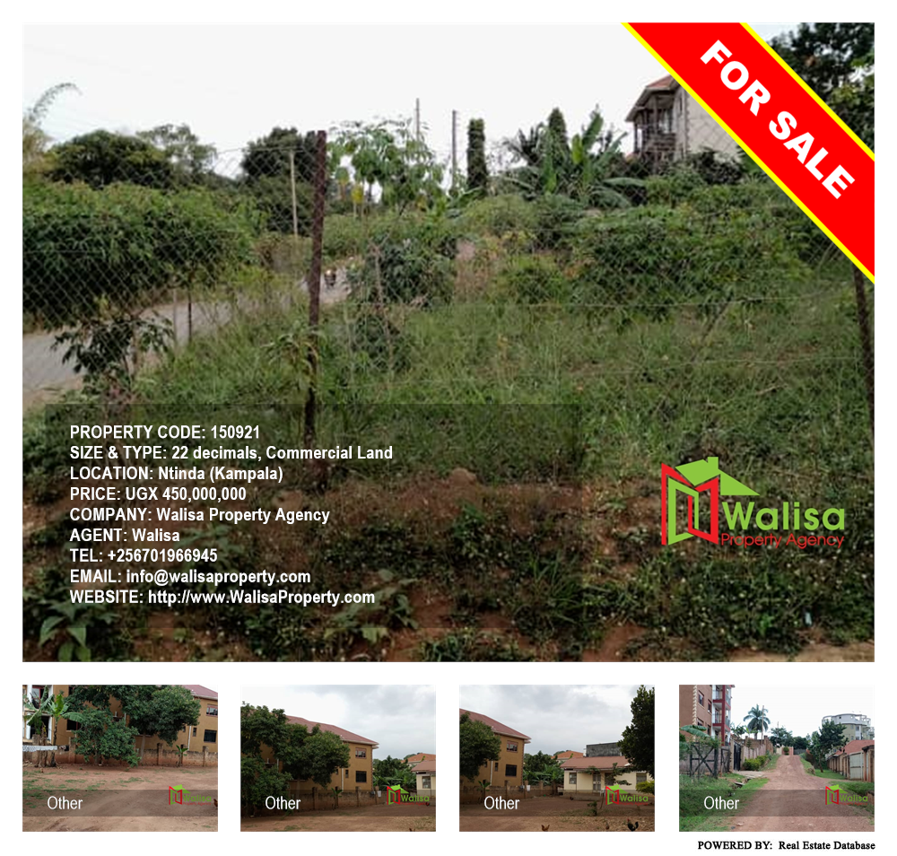 Commercial Land  for sale in Ntinda Kampala Uganda, code: 150921