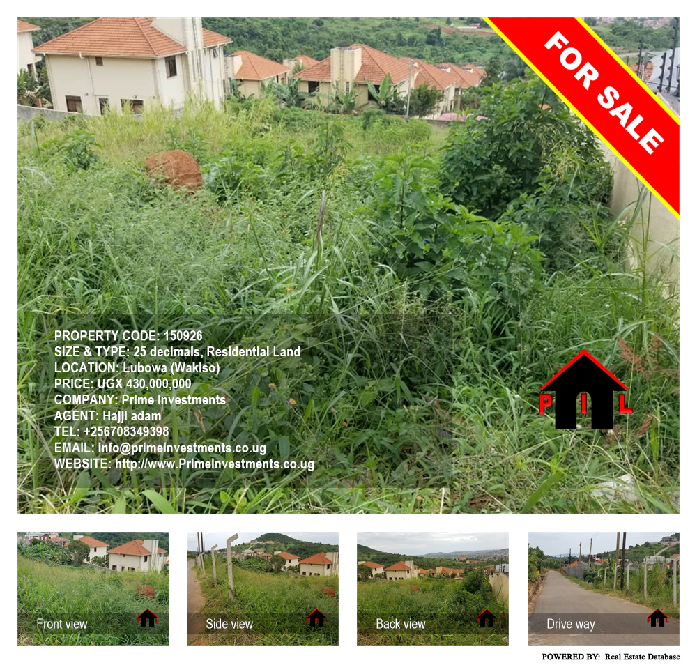Residential Land  for sale in Lubowa Wakiso Uganda, code: 150926