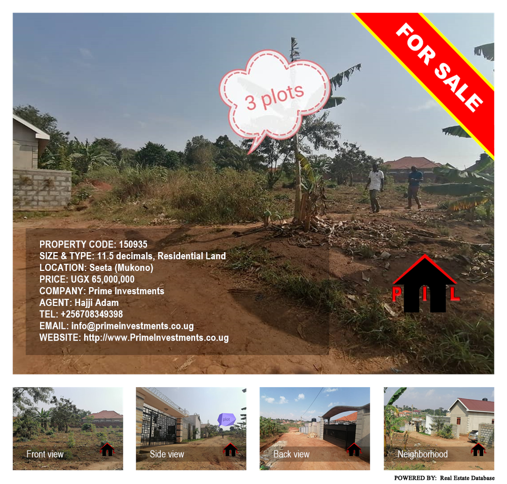 Residential Land  for sale in Seeta Mukono Uganda, code: 150935