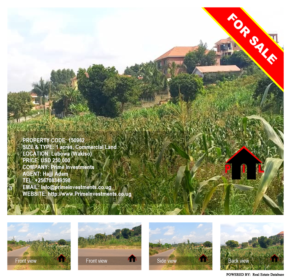 Commercial Land  for sale in Lubowa Wakiso Uganda, code: 150962