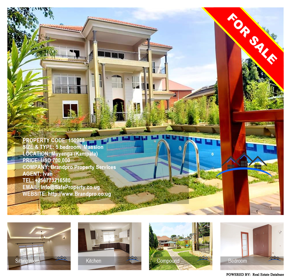5 bedroom Mansion  for sale in Muyenga Kampala Uganda, code: 150968