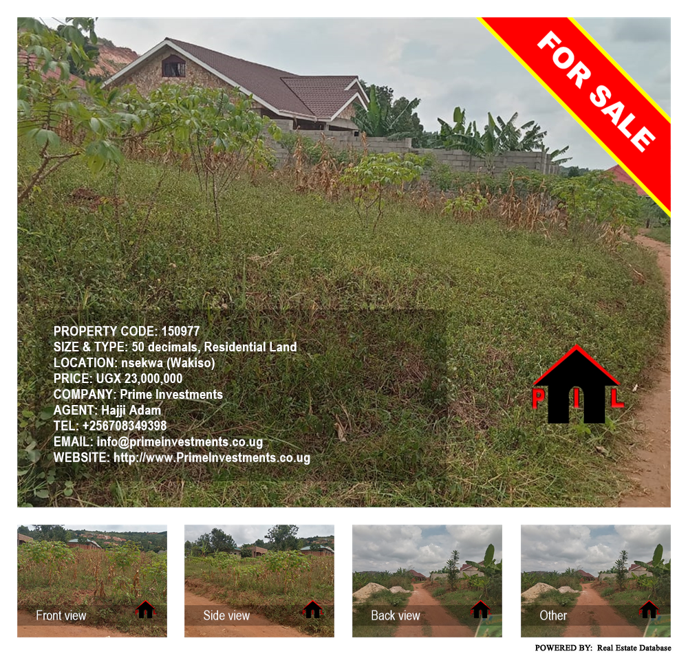 Residential Land  for sale in Nsekwa Wakiso Uganda, code: 150977