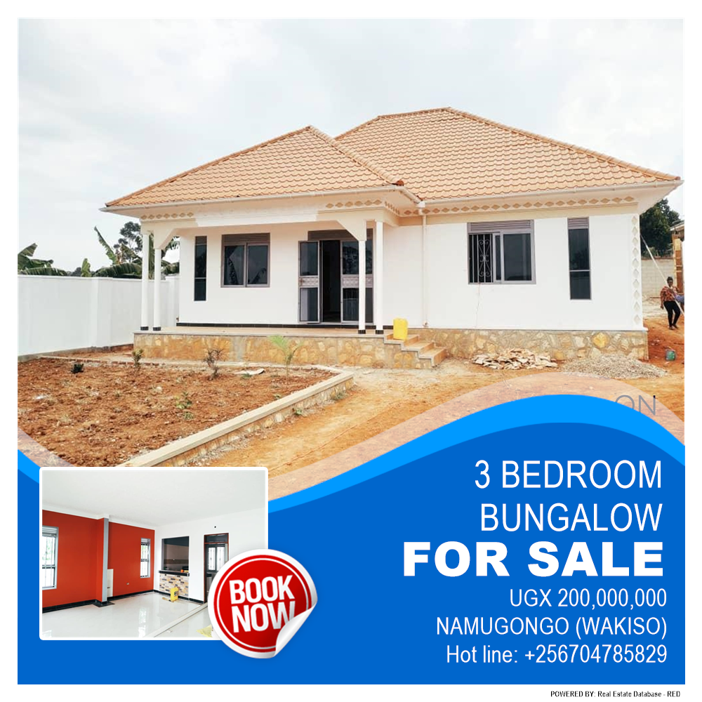 3 bedroom Bungalow  for sale in Namugongo Wakiso Uganda, code: 151000