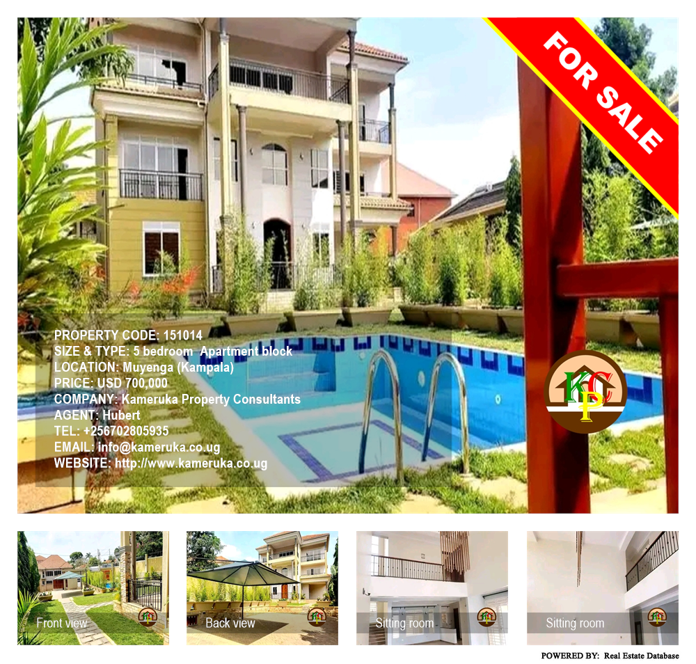 5 bedroom Apartment block  for sale in Muyenga Kampala Uganda, code: 151014