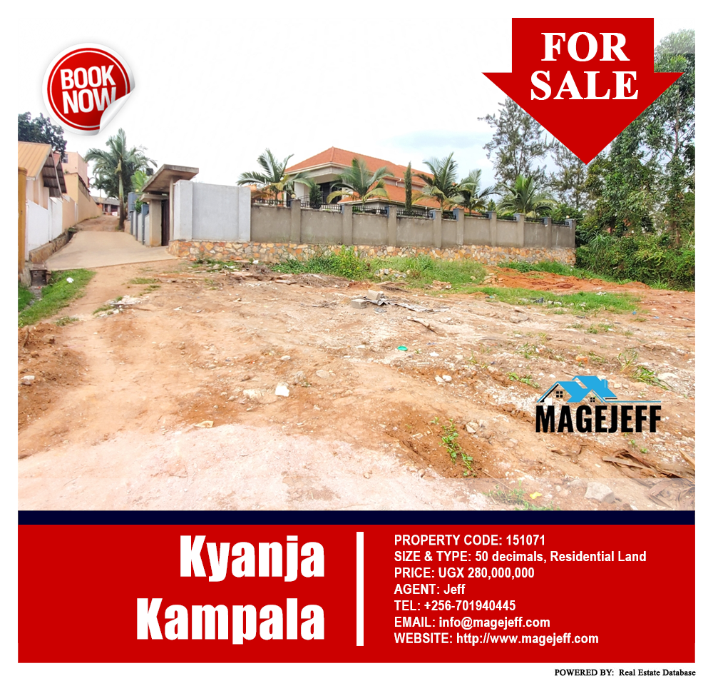 Residential Land  for sale in Kyanja Kampala Uganda, code: 151071