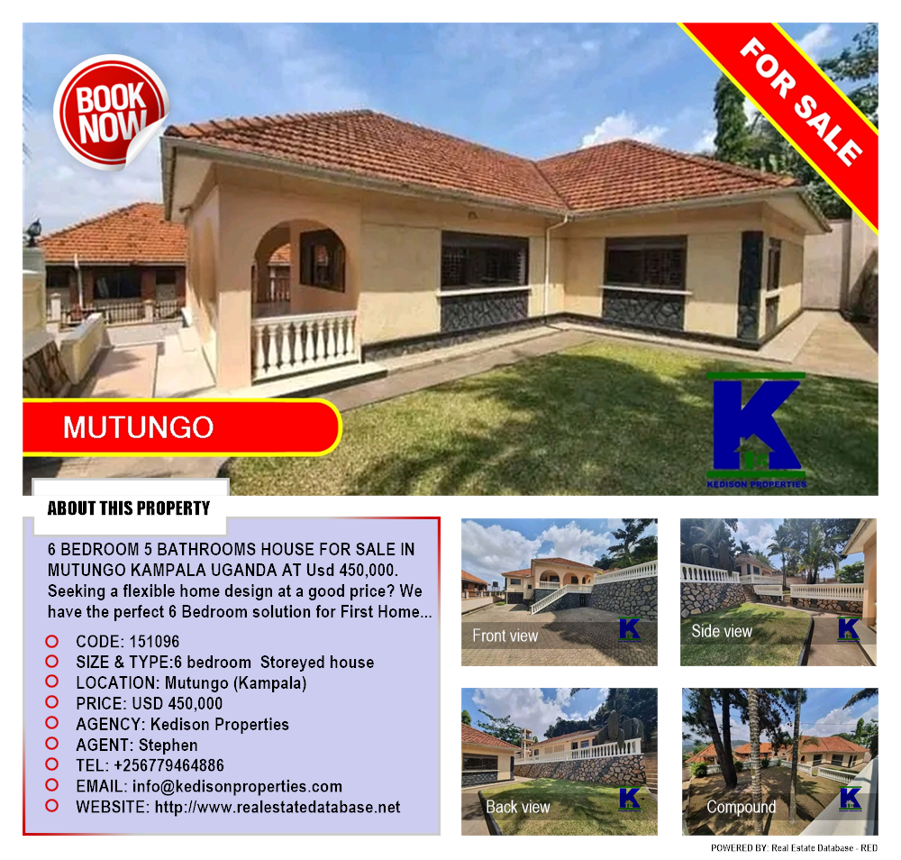 6 bedroom Storeyed house  for sale in Mutungo Kampala Uganda, code: 151096