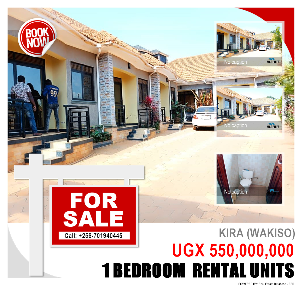 1 bedroom Rental units  for sale in Kira Wakiso Uganda, code: 151105