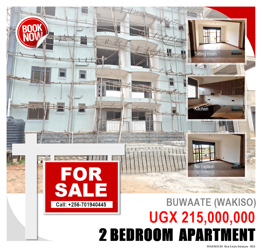 2 bedroom Apartment  for sale in Buwaate Wakiso Uganda, code: 151115