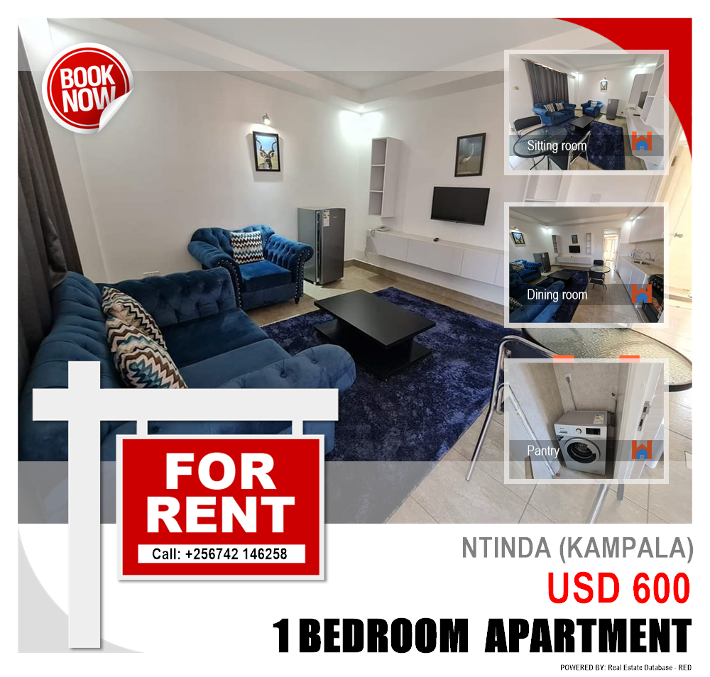 1 bedroom Apartment  for rent in Ntinda Kampala Uganda, code: 151231