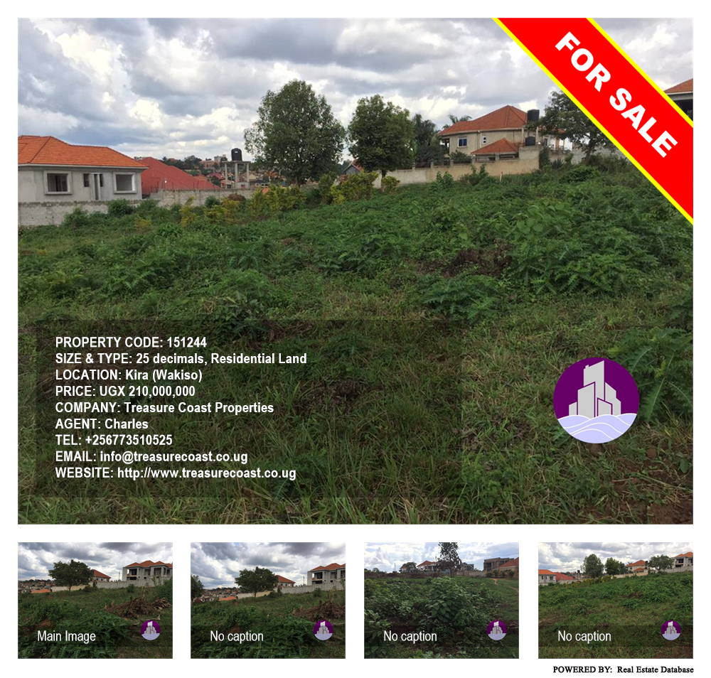 Residential Land  for sale in Kira Wakiso Uganda, code: 151244