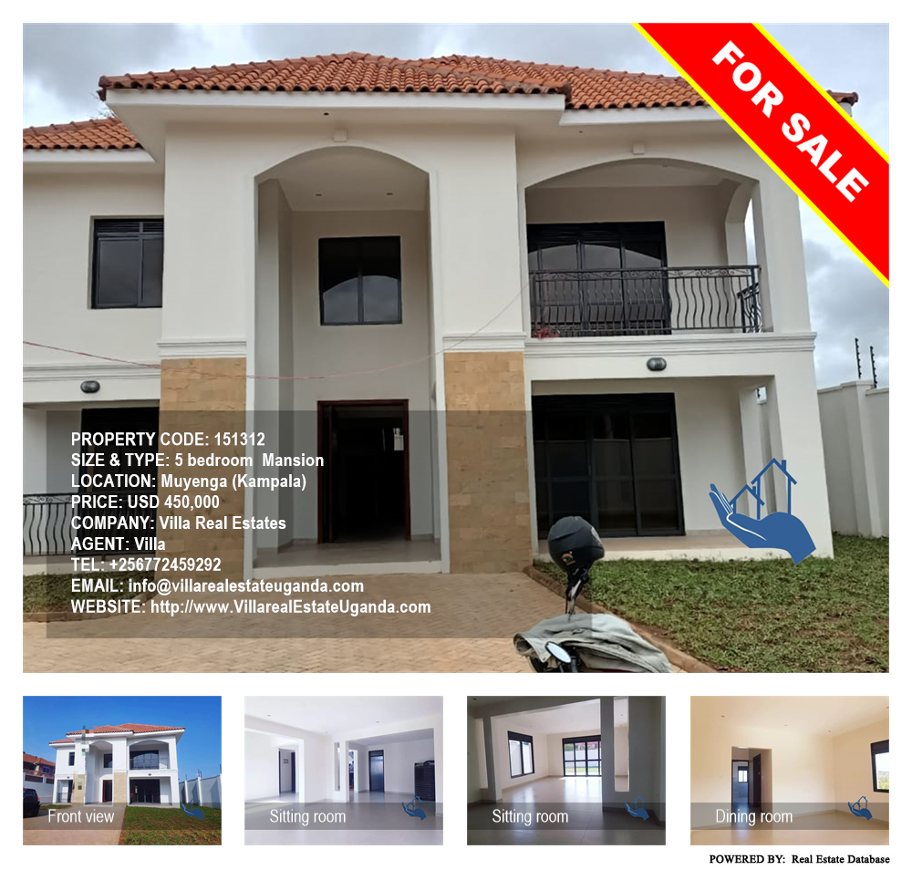 5 bedroom Mansion  for sale in Muyenga Kampala Uganda, code: 151312