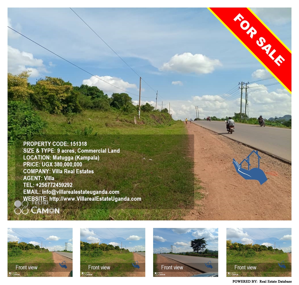 Commercial Land  for sale in Matugga Kampala Uganda, code: 151318