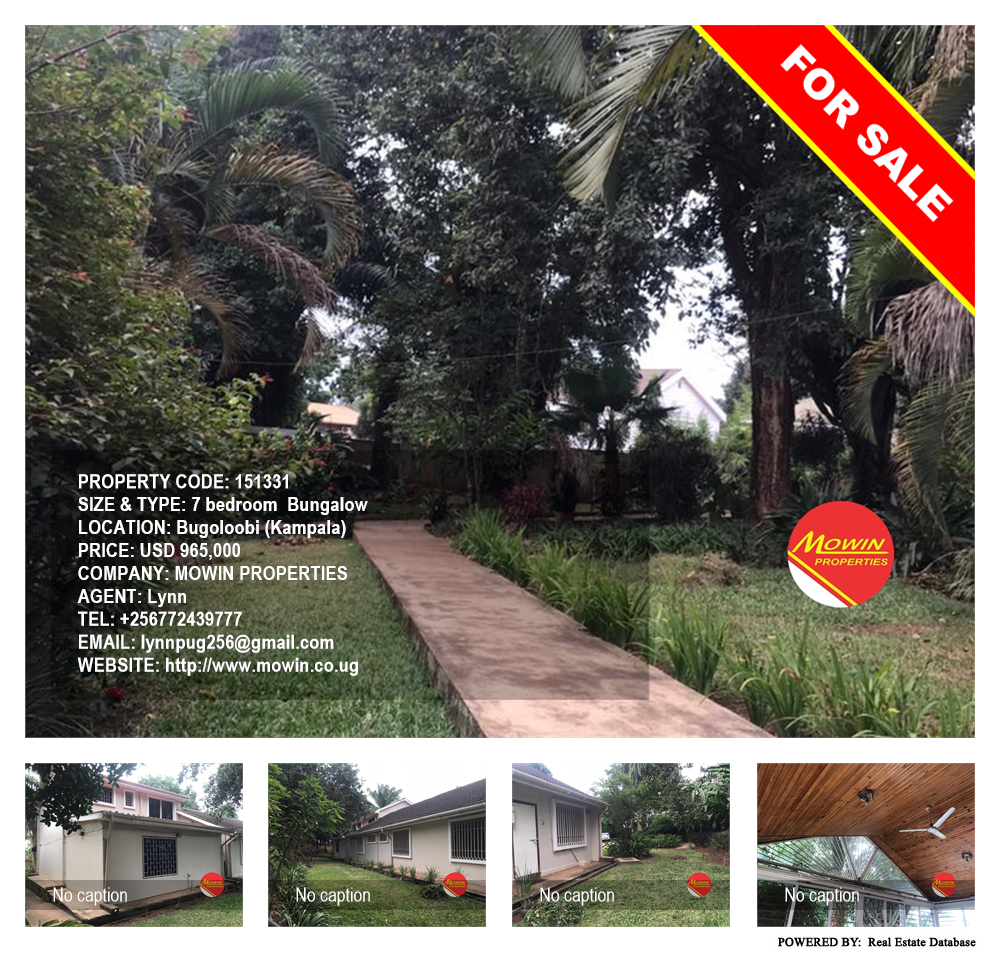 7 bedroom Bungalow  for sale in Bugoloobi Kampala Uganda, code: 151331