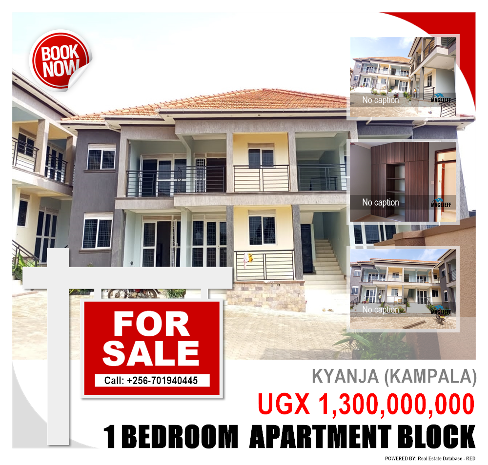 1 bedroom Apartment block  for sale in Kyanja Kampala Uganda, code: 151367