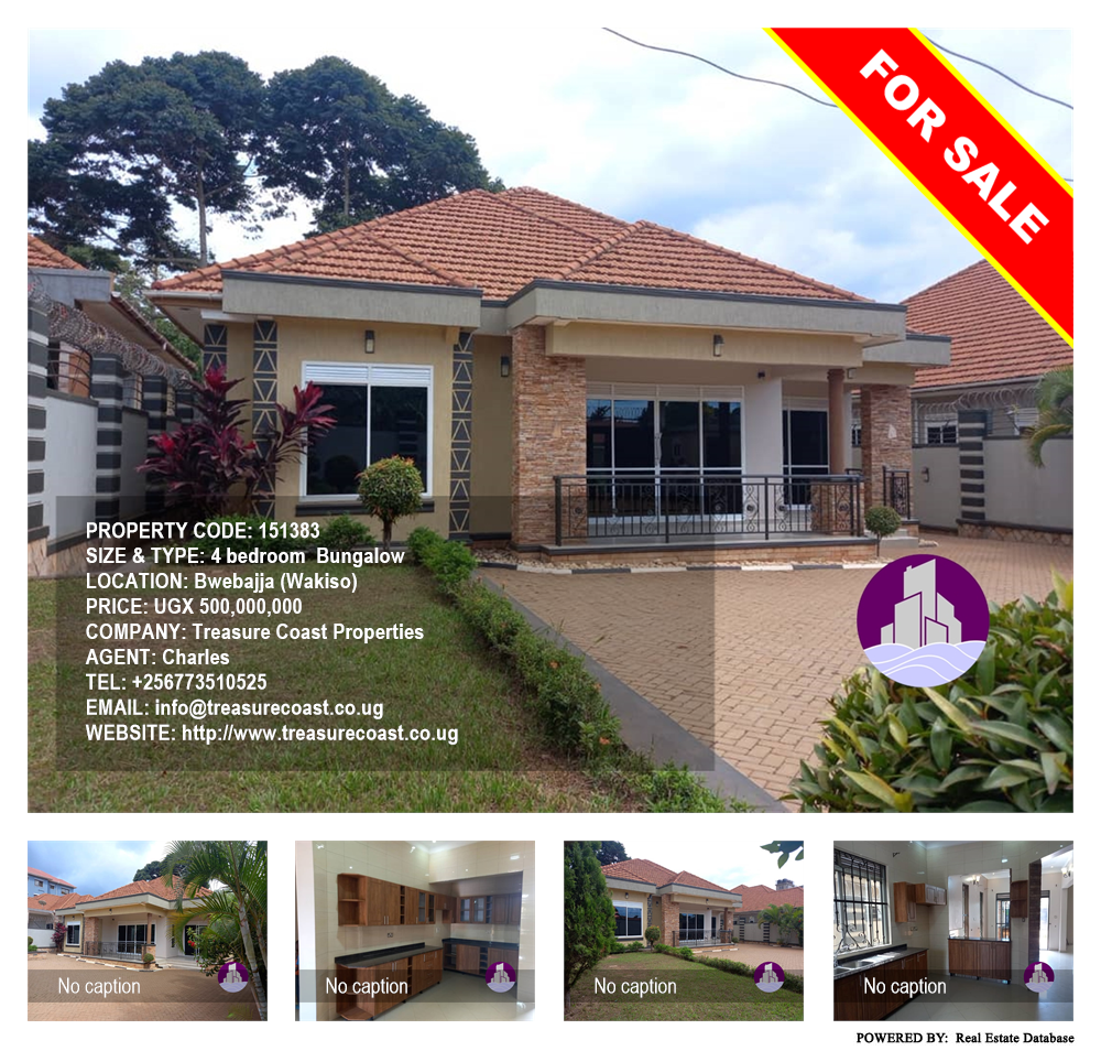 4 bedroom Bungalow  for sale in Bwebajja Wakiso Uganda, code: 151383