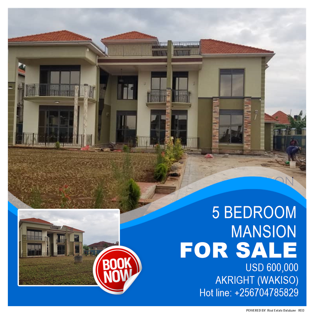 5 bedroom Mansion  for sale in Akright Wakiso Uganda, code: 151388