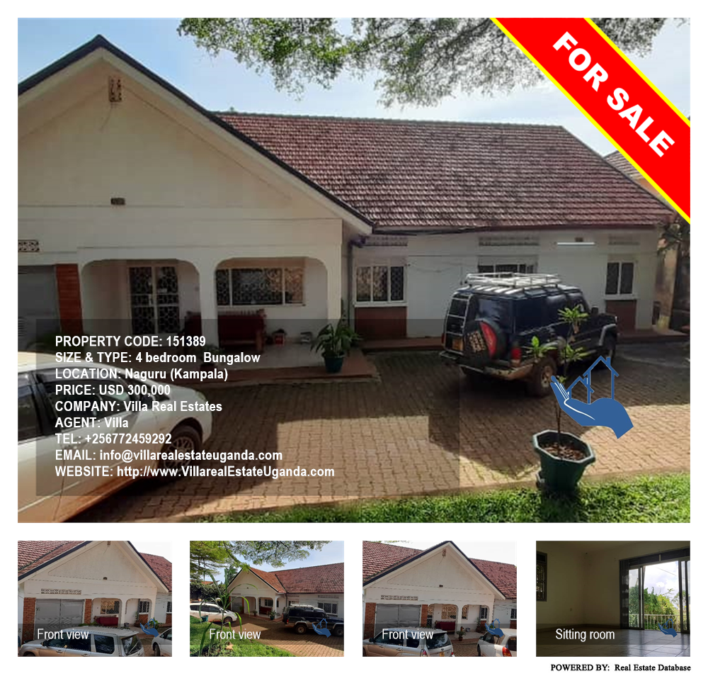 4 bedroom Bungalow  for sale in Naguru Kampala Uganda, code: 151389